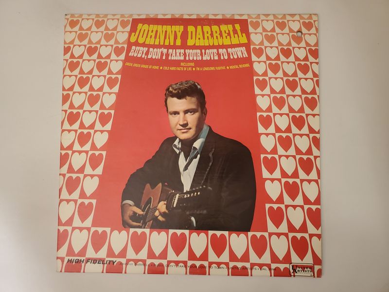 Johnny Darrell Ruby, Don't Take Your Love to Town vinyl record